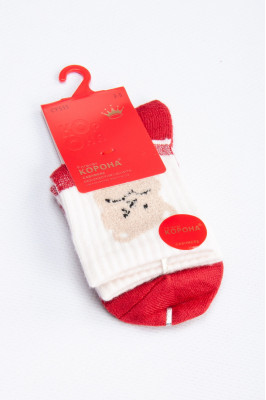 Шкарпетки дитячі новорічні кашемір